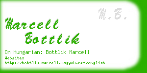 marcell bottlik business card